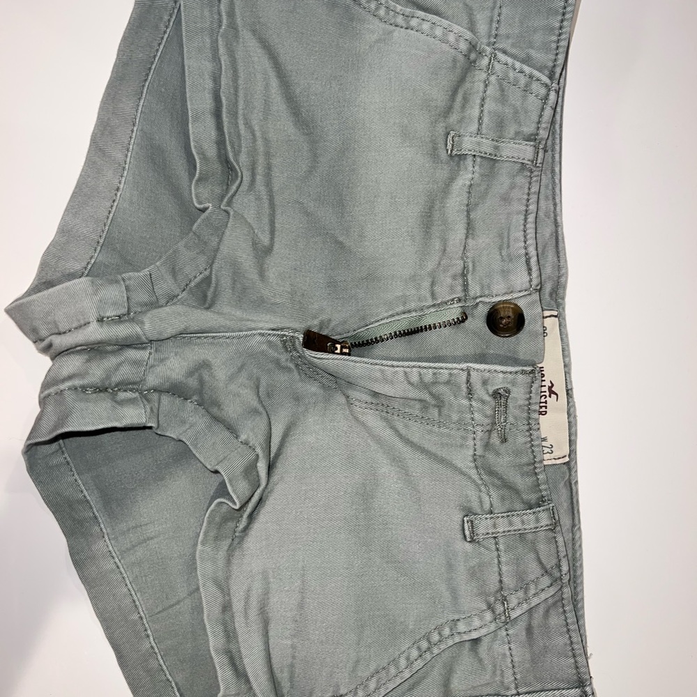 Hollister green shorts size 23